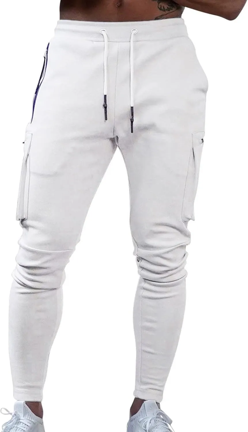 Big and Tall Sweatpants for Men Sports Trousers Drawstring Rope Loose Elastic Joggers Solid Casual Outdoor Long Pants