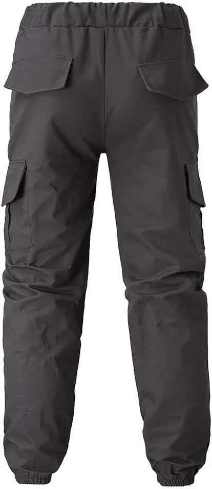 Cargo Pants for Men Big and Tall Straight Leg Trousers Lightweight Multi-Pocket Men's Casual Cargo Pants Hiking Pants