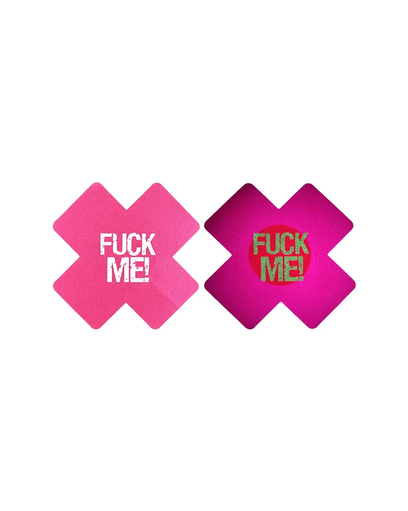 Cross luminous breast stickers with letters, breathable disposable breast stickers