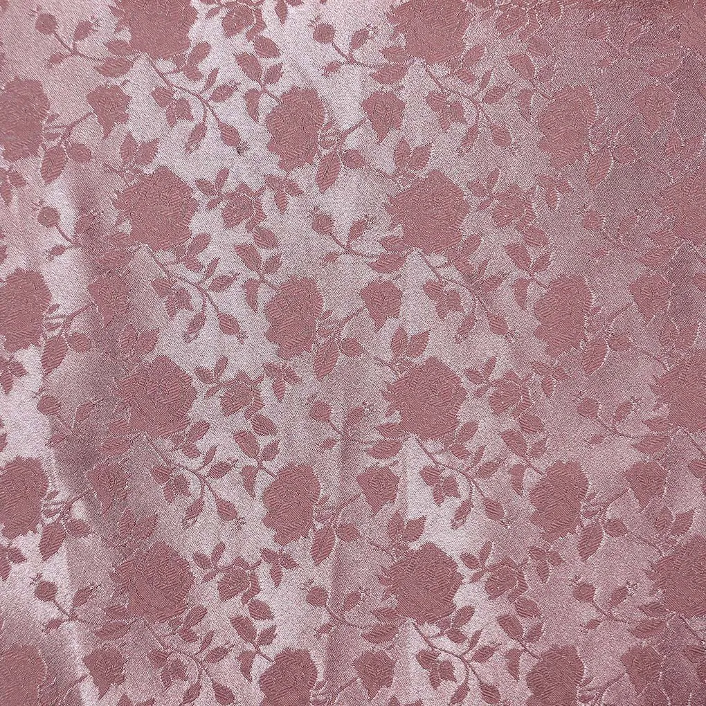 Floral Brocade Jacquard Satin Fabric / Floral Fabric