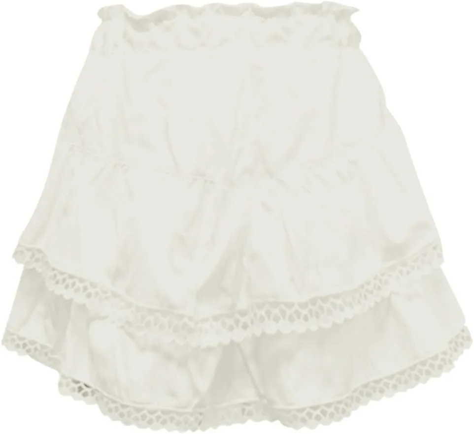 Flowy Shorts for Women Summer High Waisted Cute Tiered Ruffle Mini Skirt Casual Boho Layered Golf Tennis Skorts