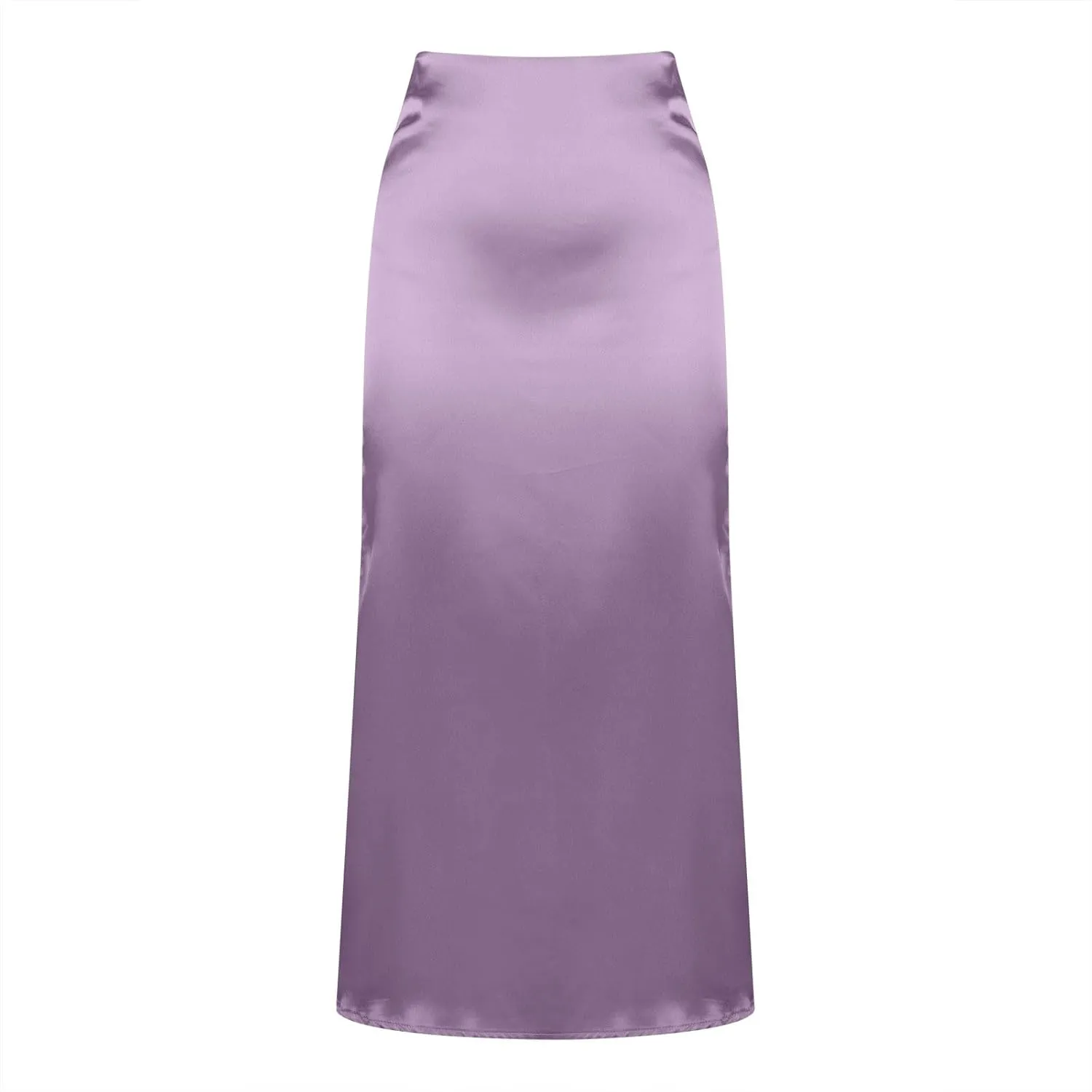 JOAU Women's Summer Skirt 2024 Satin Elegant High Waist Cocktail Party Wedding A-Line Midi Skirts Work Business Dressy Skirt
