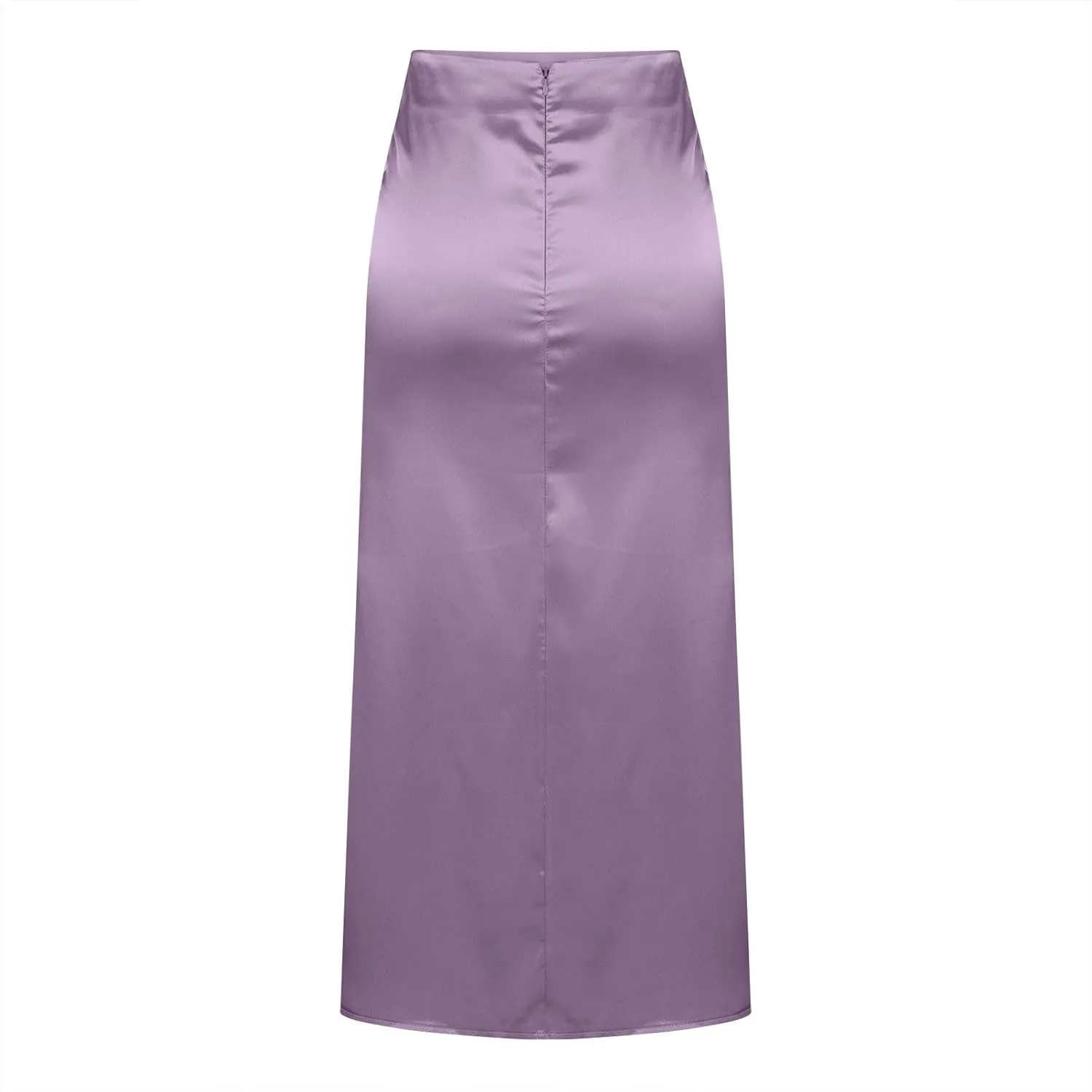 JOAU Women's Summer Skirt 2024 Satin Elegant High Waist Cocktail Party Wedding A-Line Midi Skirts Work Business Dressy Skirt
