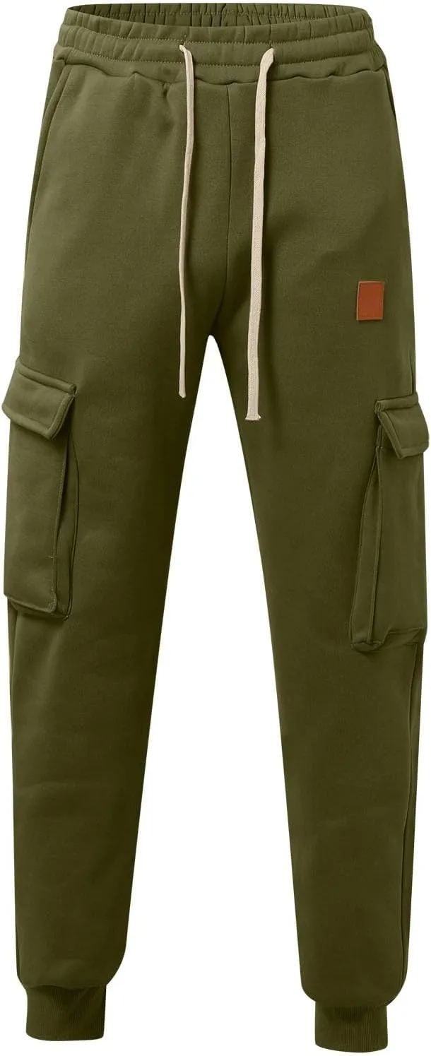 Men's Joggers Punk Cargo Baggy Techwear Hip Hop Patchwork Streetwear Tactical Track Pants