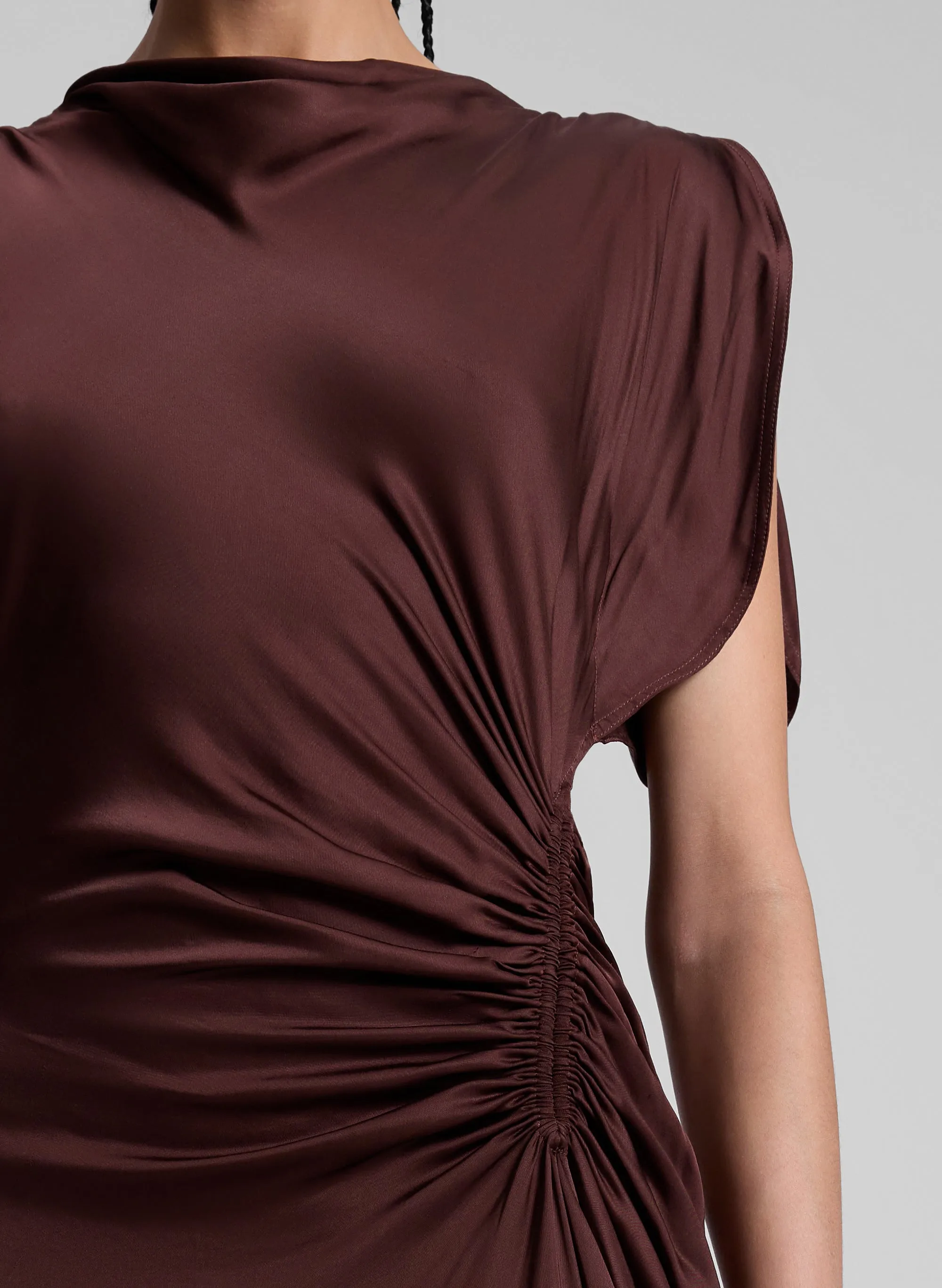 Nadia Satin Gown