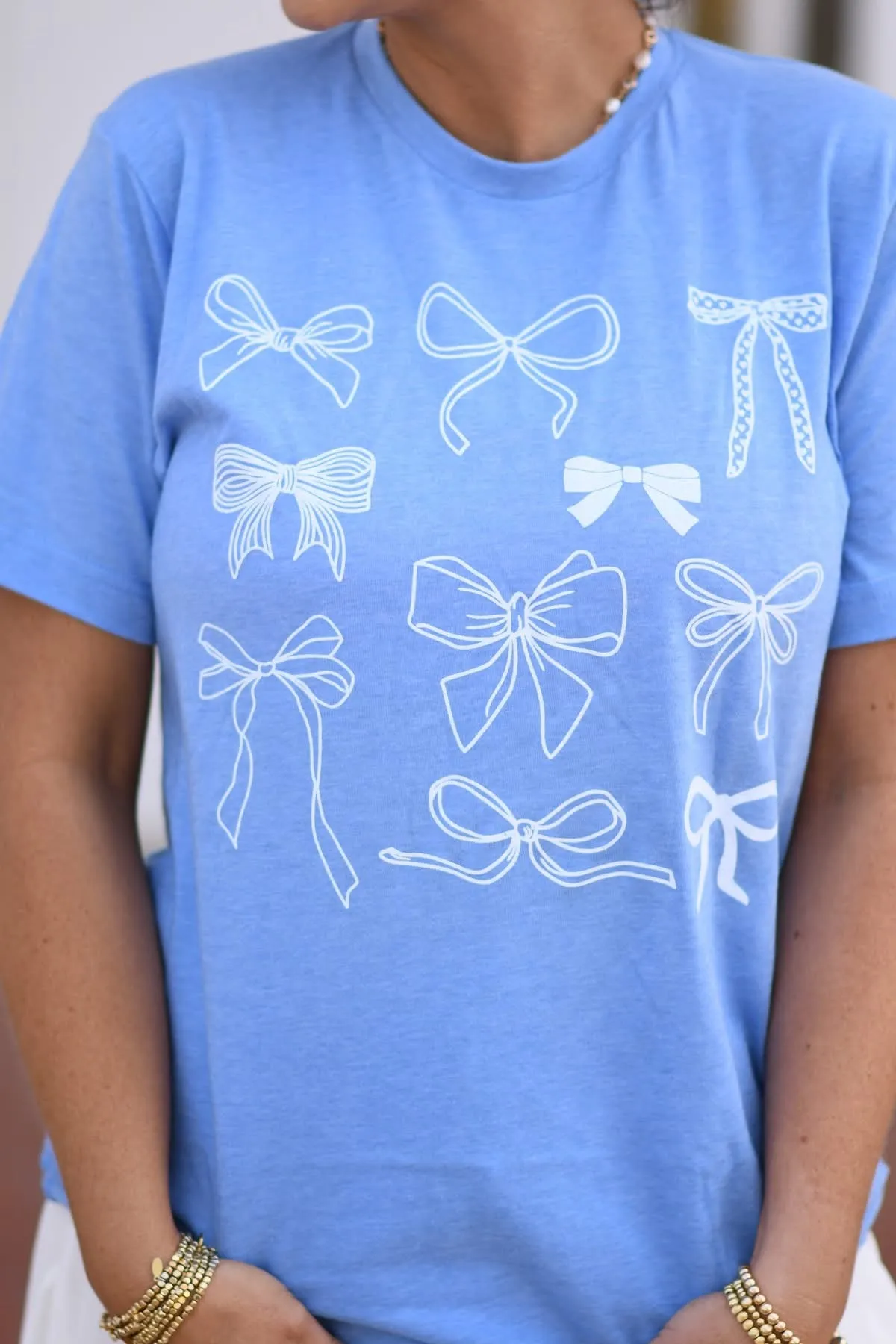 White Bows Tee