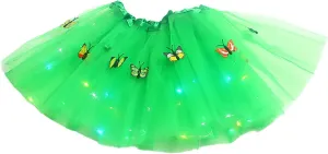 Women's Led Tutu Skirt Light Up Tutus Layered Tulle Ballet Skirts Sparkly Sequin Costume for 2025 Party Carnival