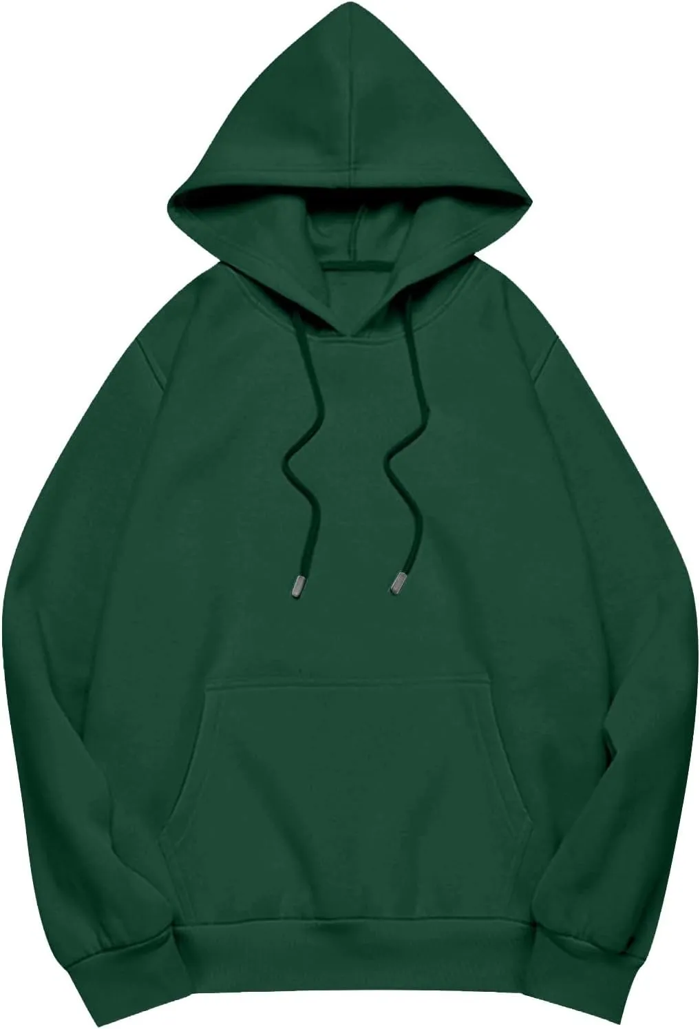 Womens Oversized Hoodies Long Sleeve Fleece Sweatshirts Drop Shoulder Pullover with Pocket 2024 Fall Y2k Clothes